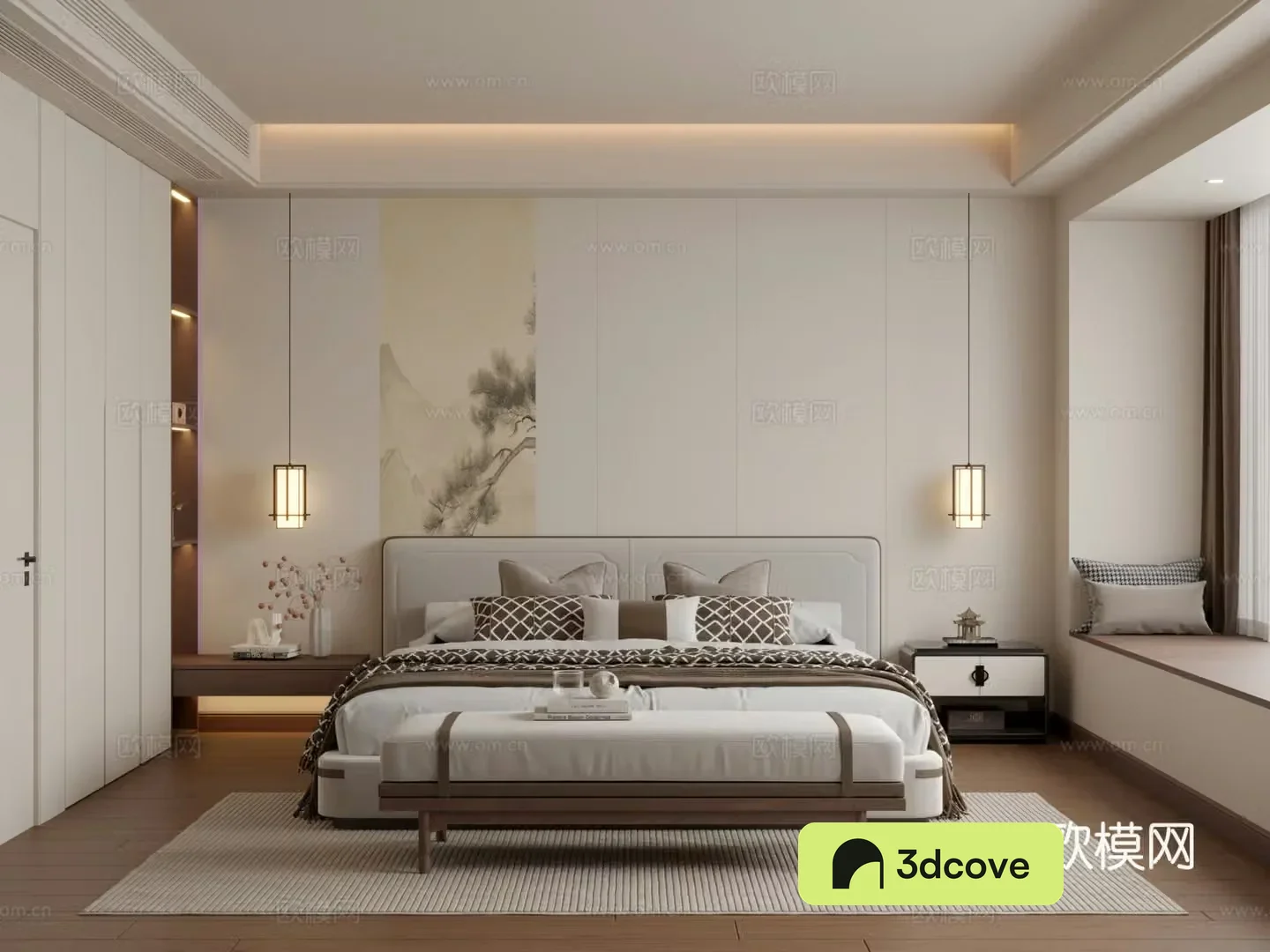 New Chinese bedroom