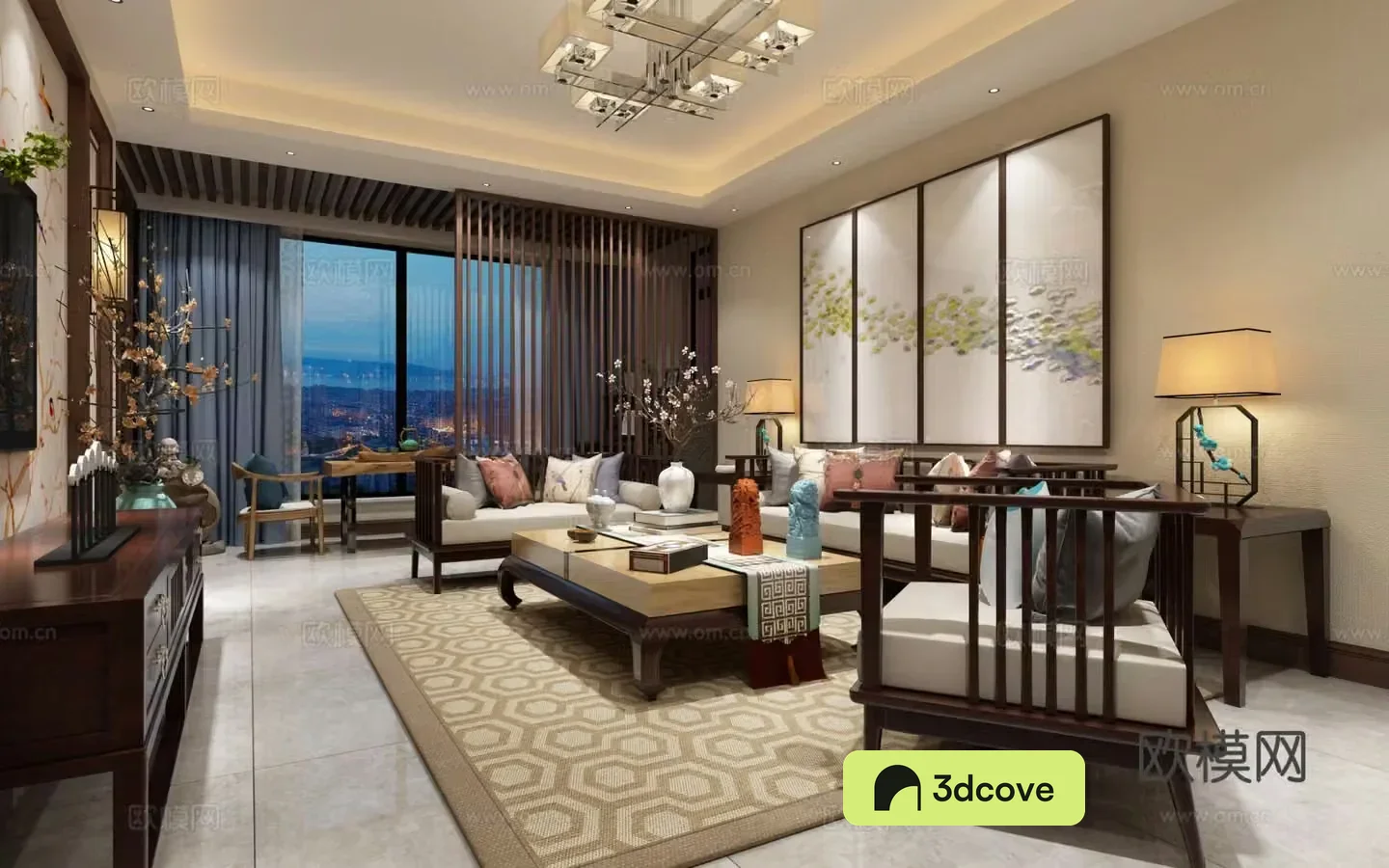 New Chinese style living room