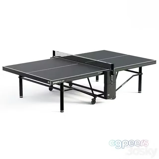 3ds Max Free – Indoor Sponeta SDL black tennis table