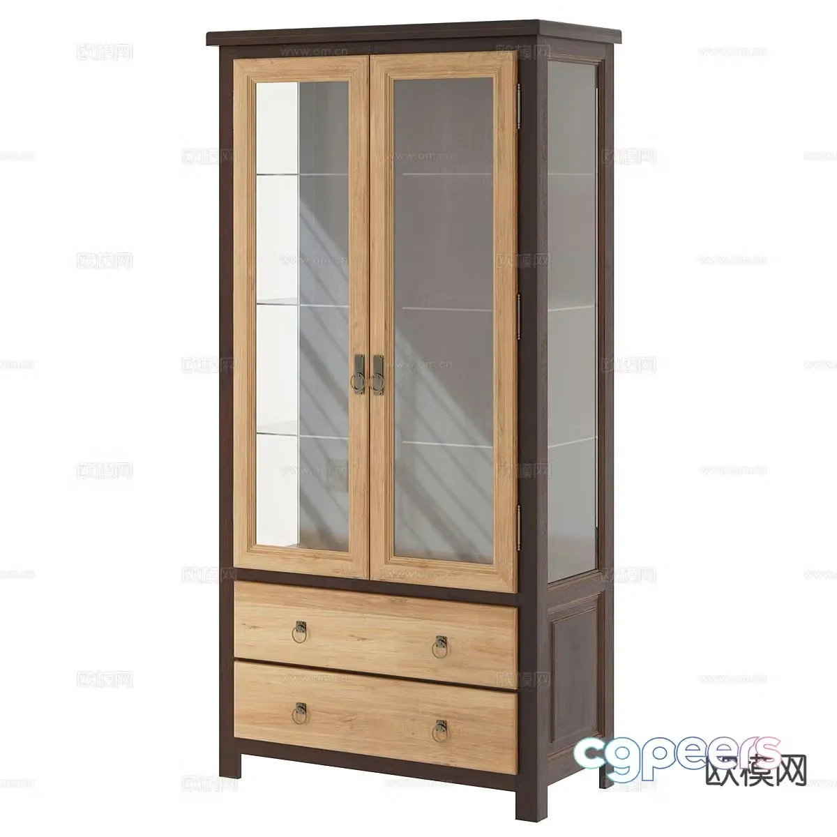Nordic wine cabinet 3d model