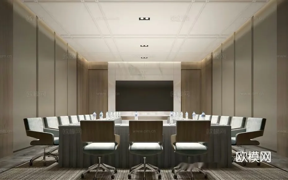 Modern Conference Room 3D Model – 12865 – CORONA Render
