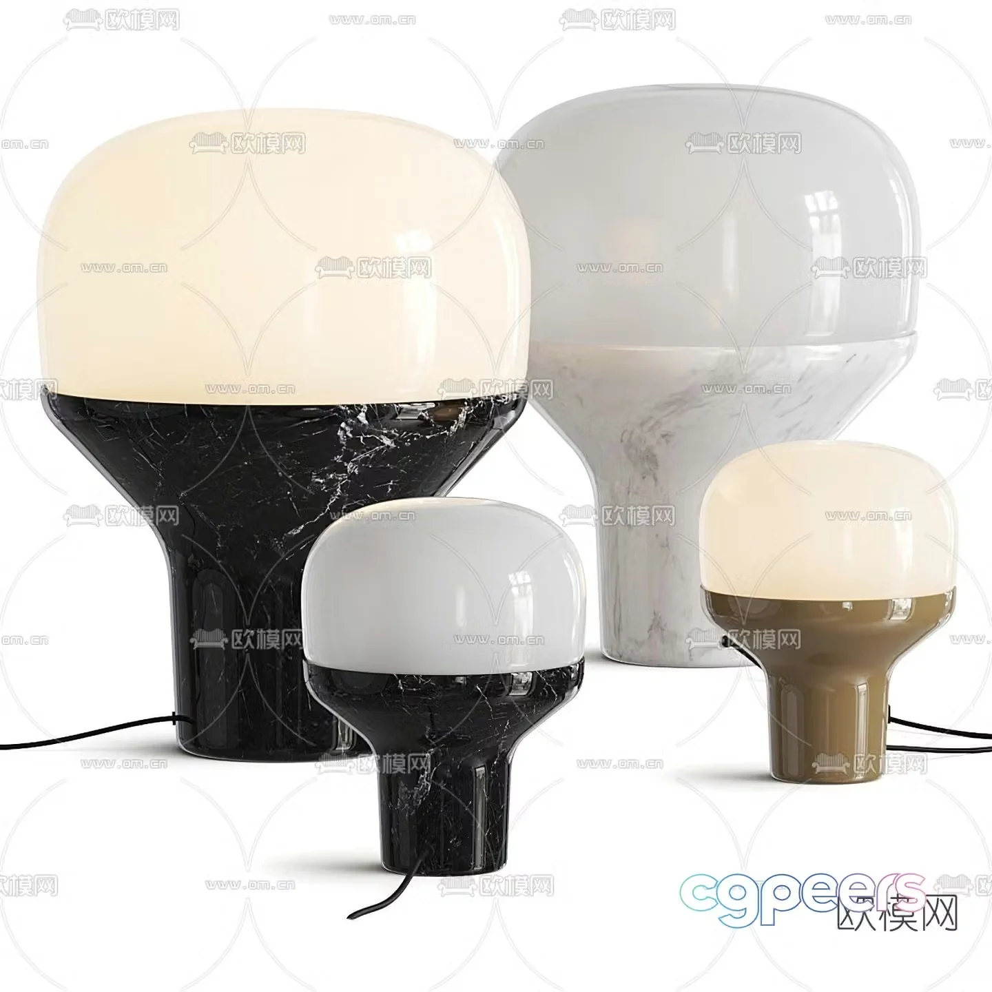 FLOS table lamp 3d model