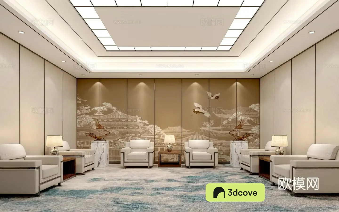 New Chinese style reception room VIP reception room