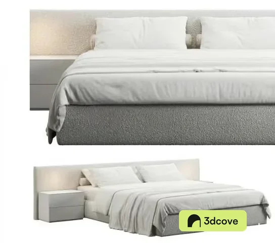 Cozy White Bed