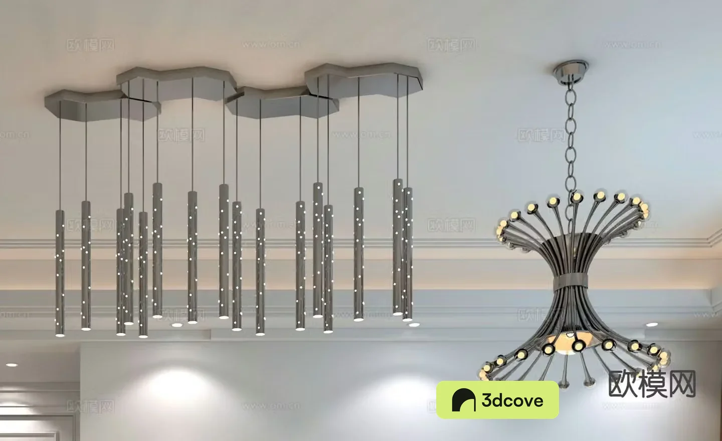 Modern creative chandelier living room chandelier