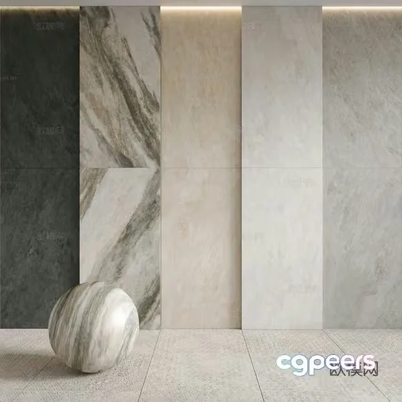 Modern Marble Wall 3D Model – 13481 – CORONA Render