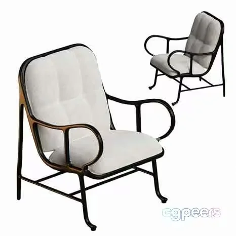 White And Black Chair 3D Model – 7980 – CORONA Render