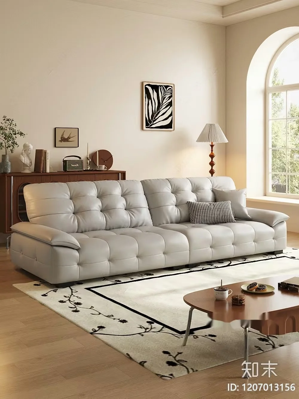 Modern Living Room 3D Model – 197 – VRAY Render