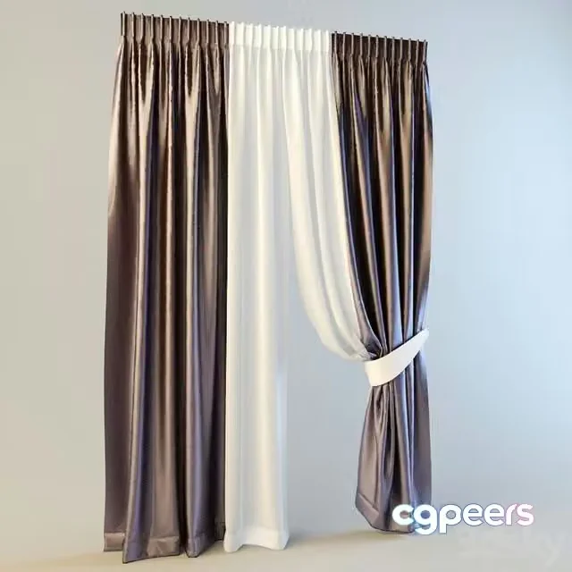 3ds Max Free – combined with tulle curtains