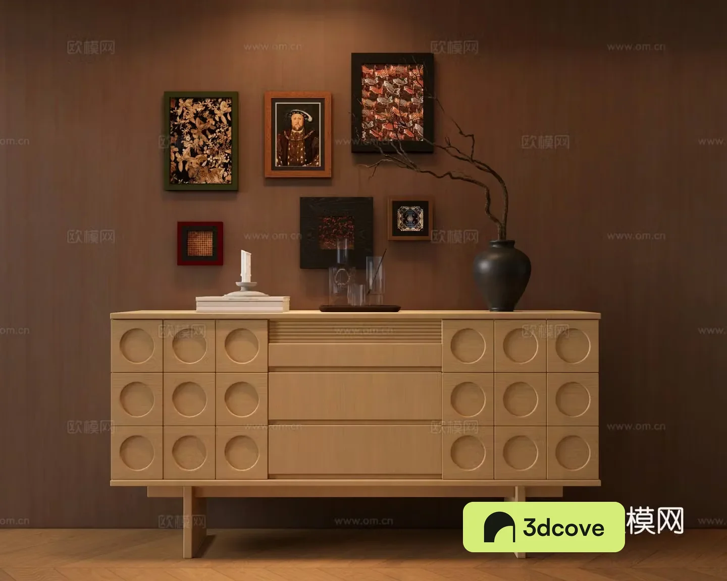 Modern entrance cabinet chest of cabinet