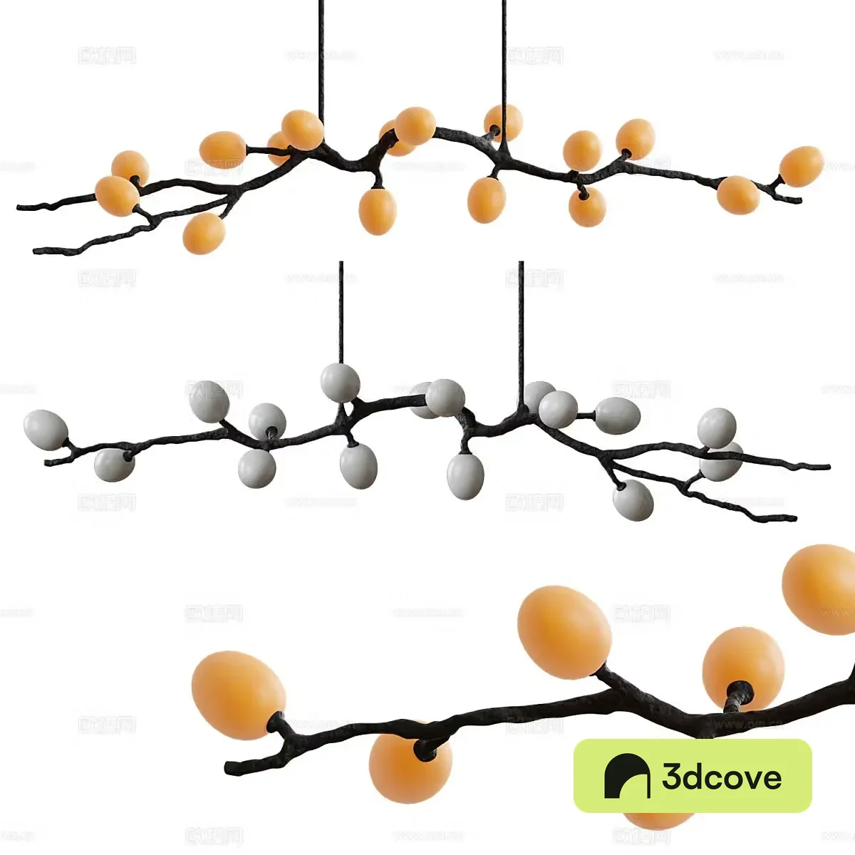 New Chinese style branch decorative chandelier