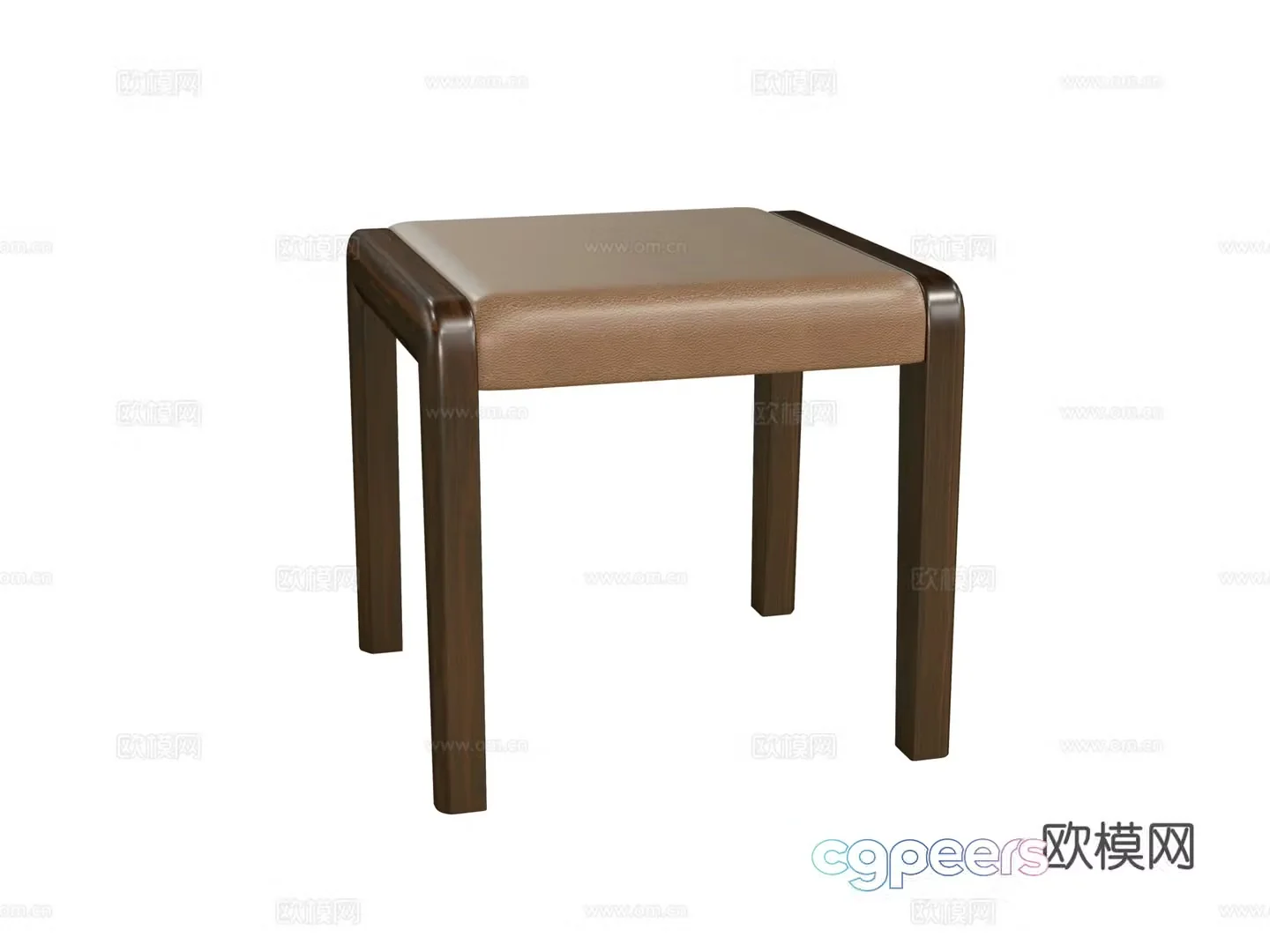 Makeup stool 3d model