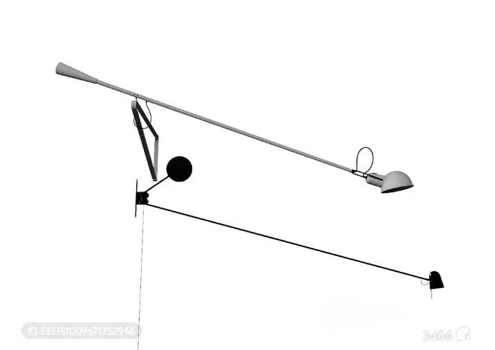 A Modern Light Fixture 3D Model – 1762 – VRAY Render
