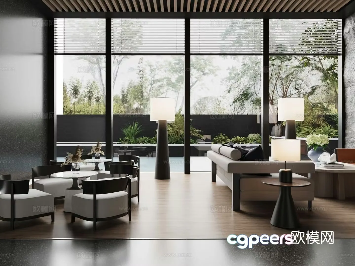 Modern Sales Office Sales Office Negotiation Office 3D Model