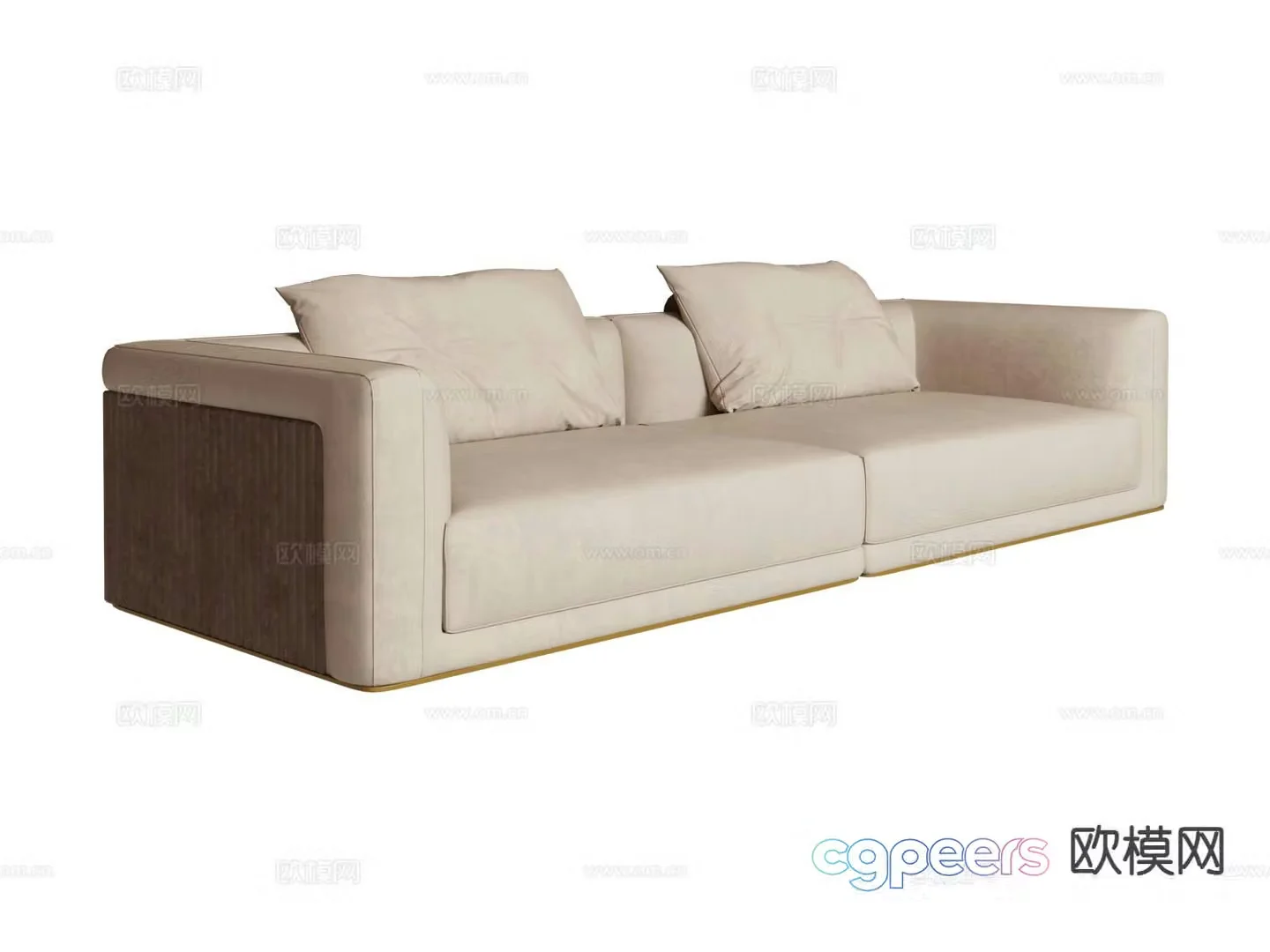 visionnaire loveseat 3d model