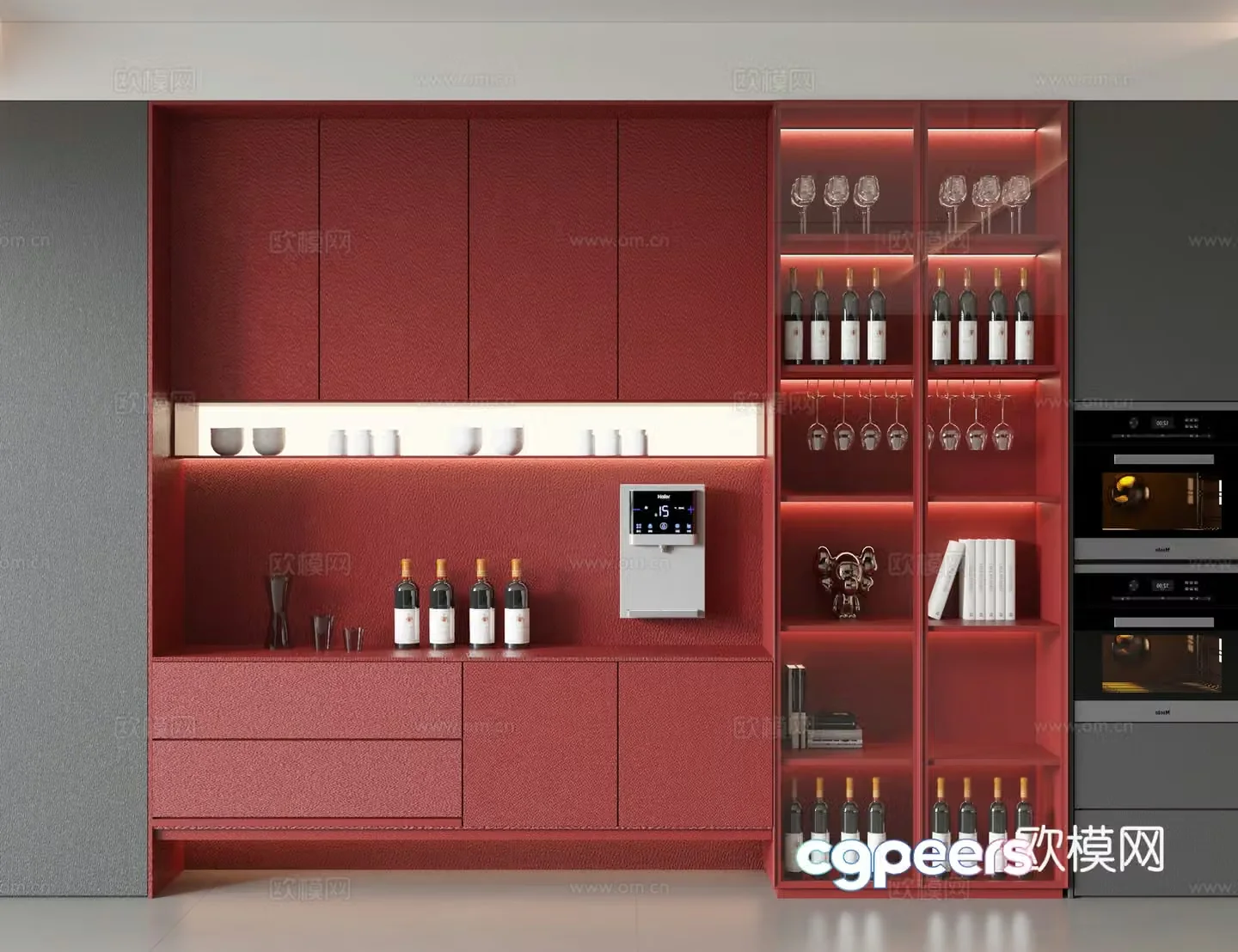 Modern sideboard 3D model