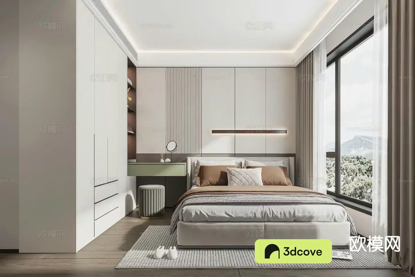 Modern bedroom second bedroom