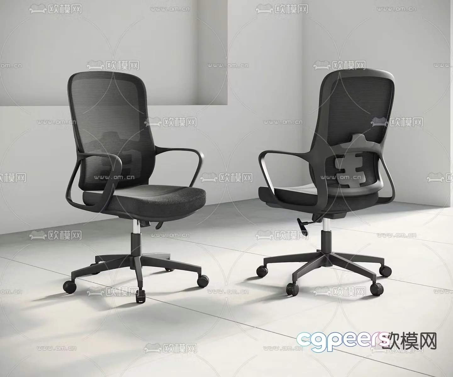 Mesh office chair office chair executive chair 3D model