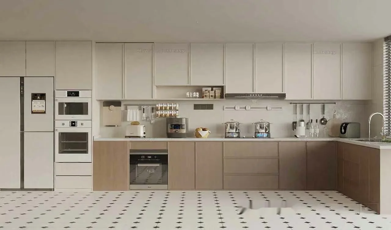 Modern Kitchen 3D Model – 10045 – VRAY Render
