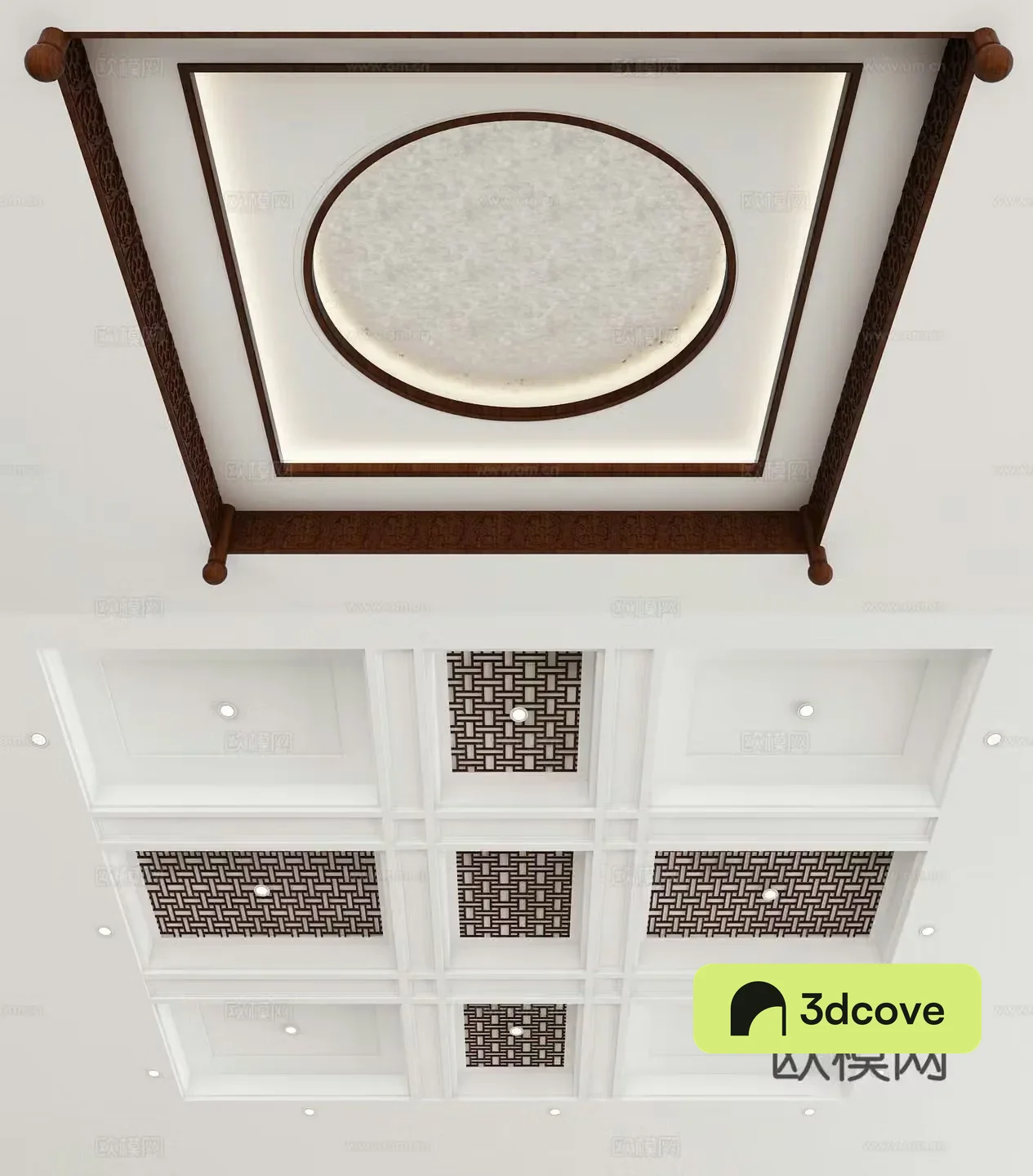 New Chinese style ceiling