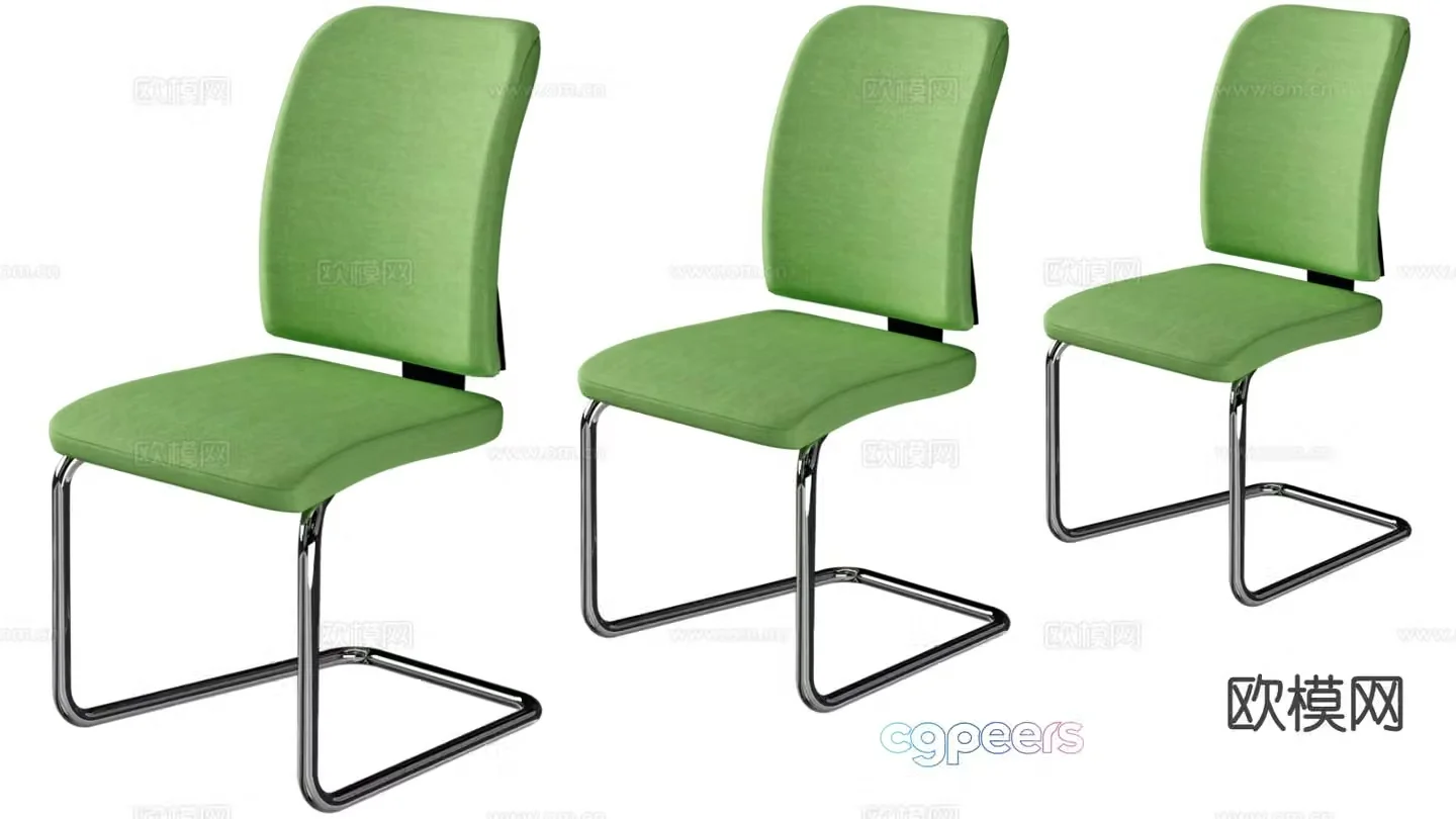 Office chair shift chair staff chair 3d model