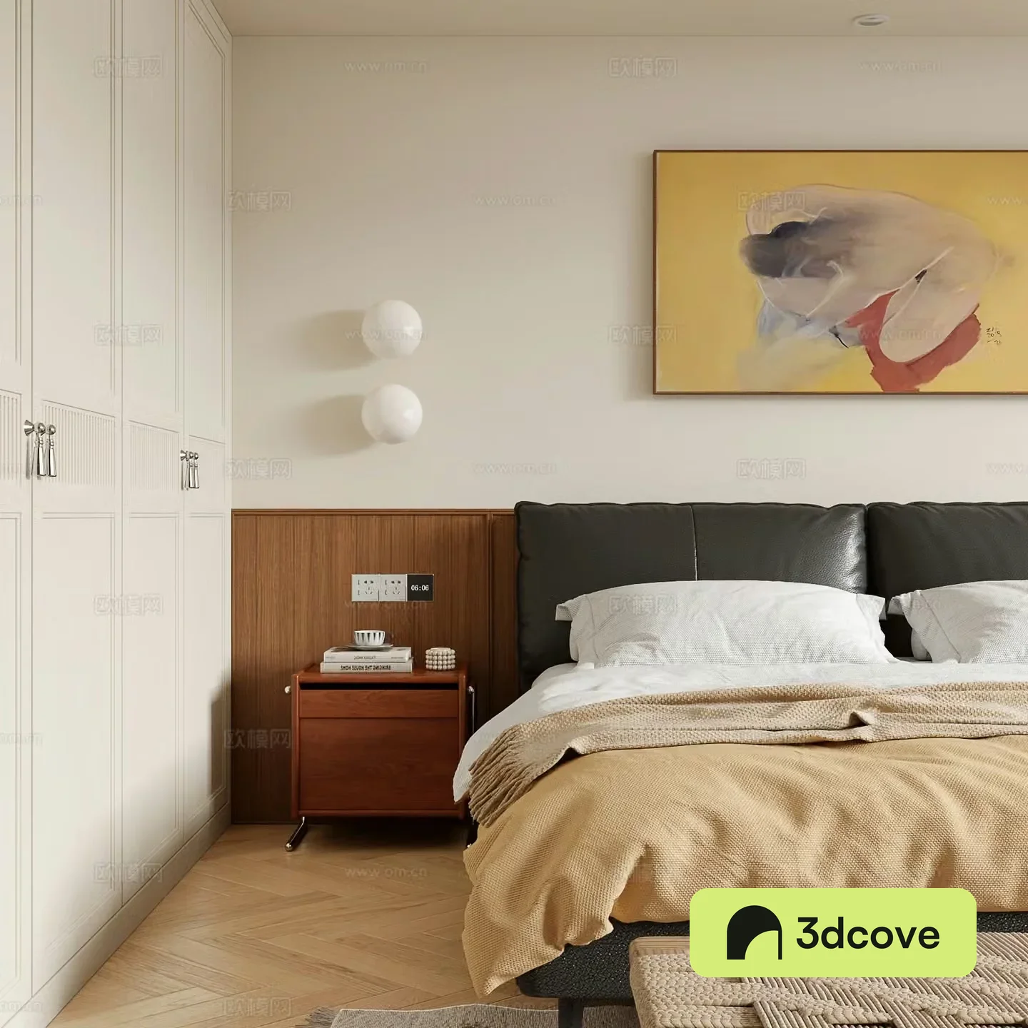 Modern Bauhaus bedroom