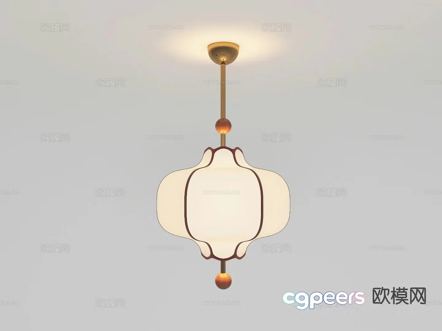 Medieval style chandelier 3d model