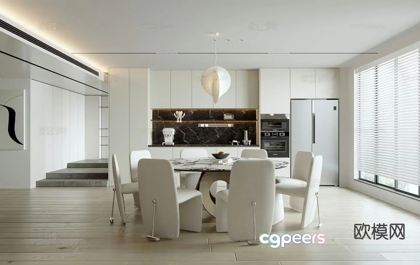 Italian restaurant 3d model