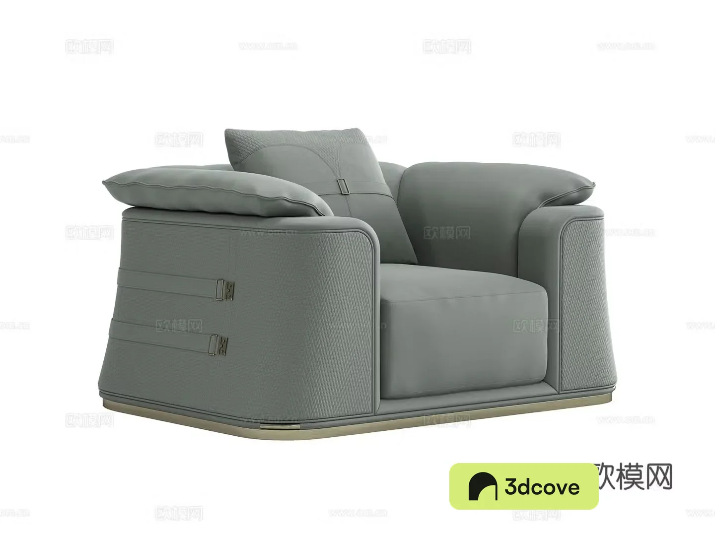 Light luxury single sofa