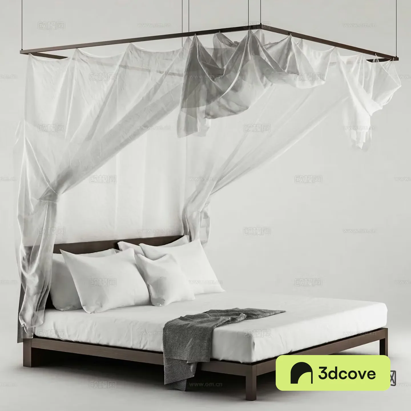 Modern double bed
