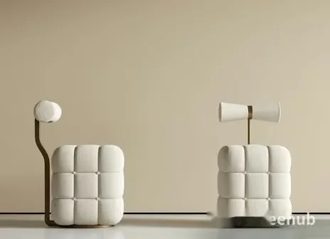 Two White Chairs 3D Model – 19938 – VRAY Render