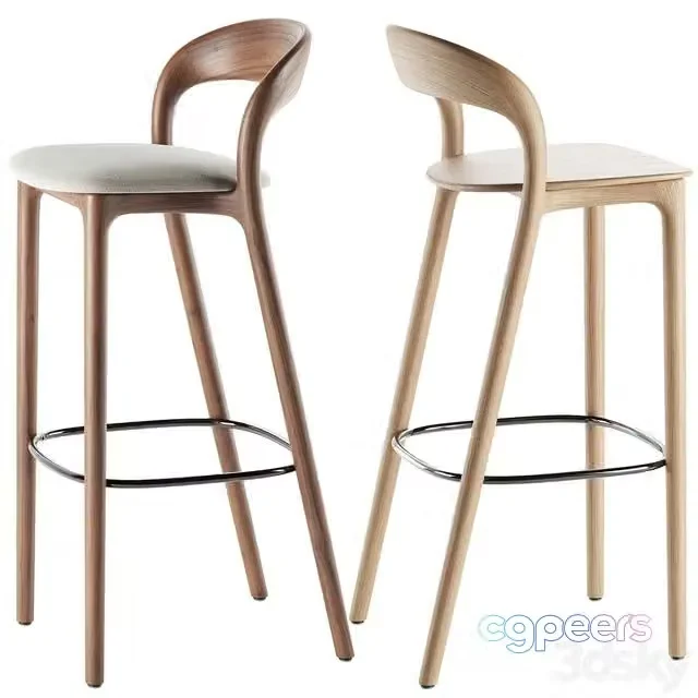 3ds Max Free – Neva Light Bar Chair By Artisan