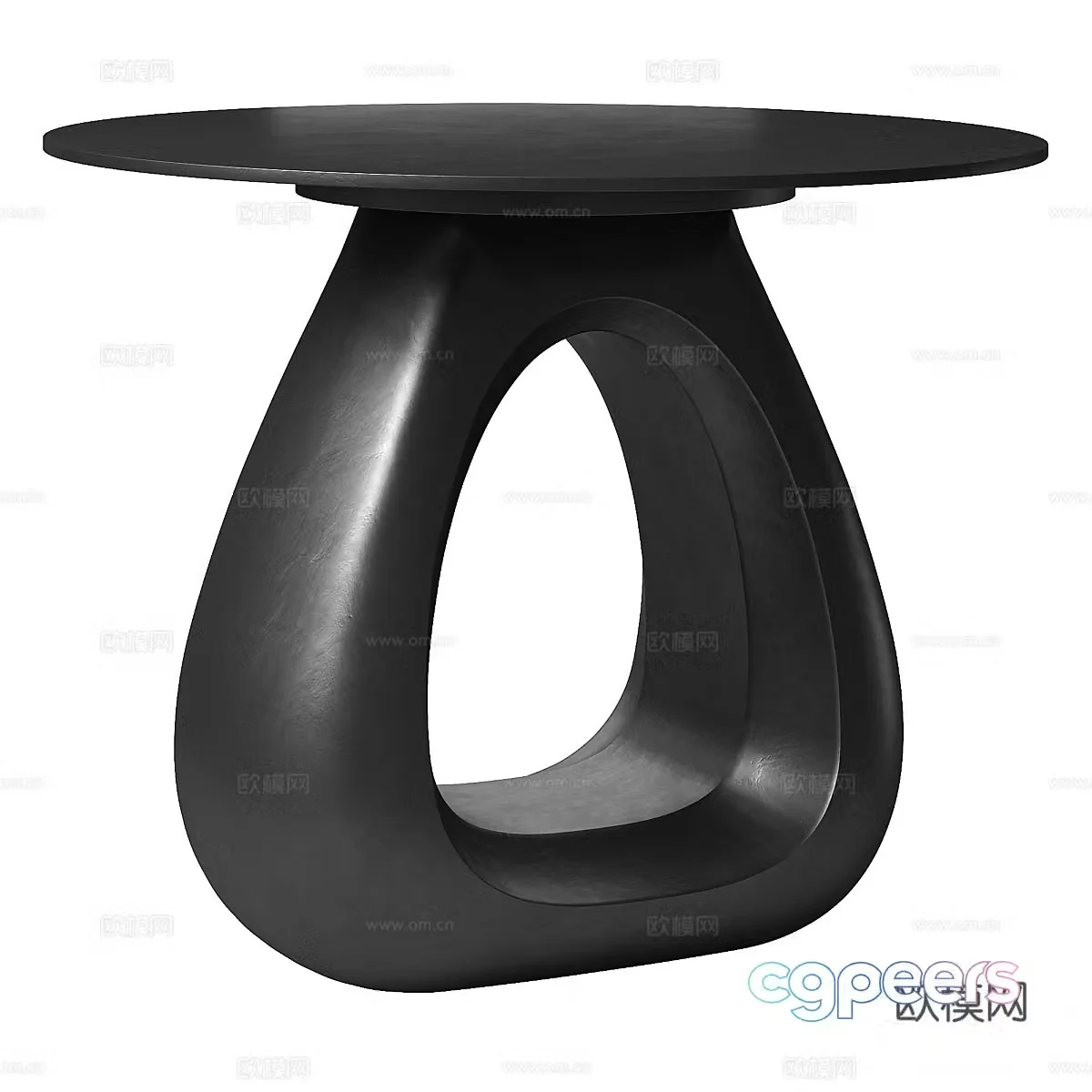 New Chinese style Ursa side table 3D model