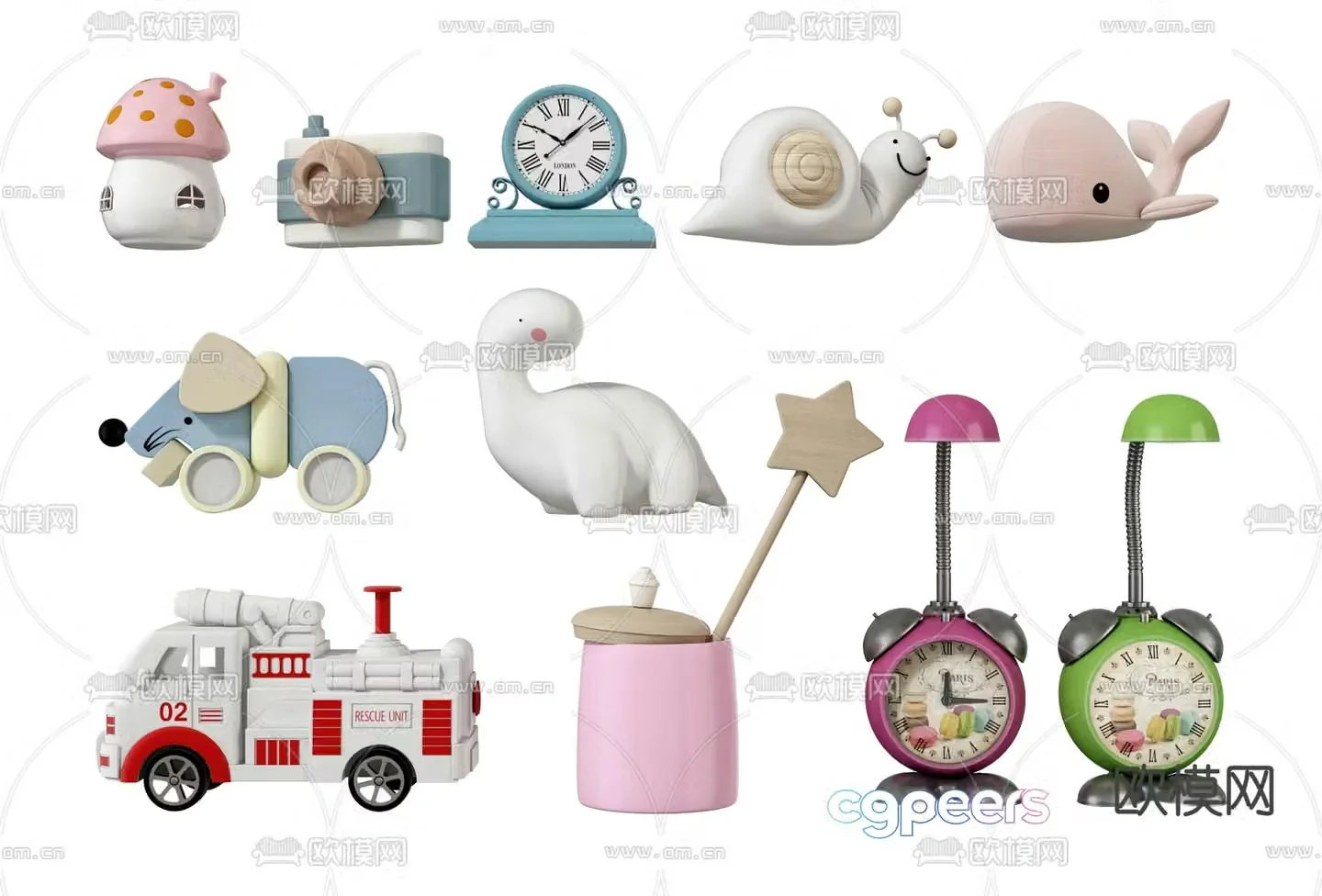 Children’s toys dolls children’s ornaments 3d model