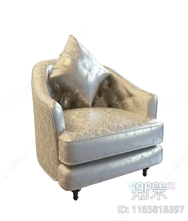 Modern Stylish Chair 3D Model – 16234 – VRAY Render