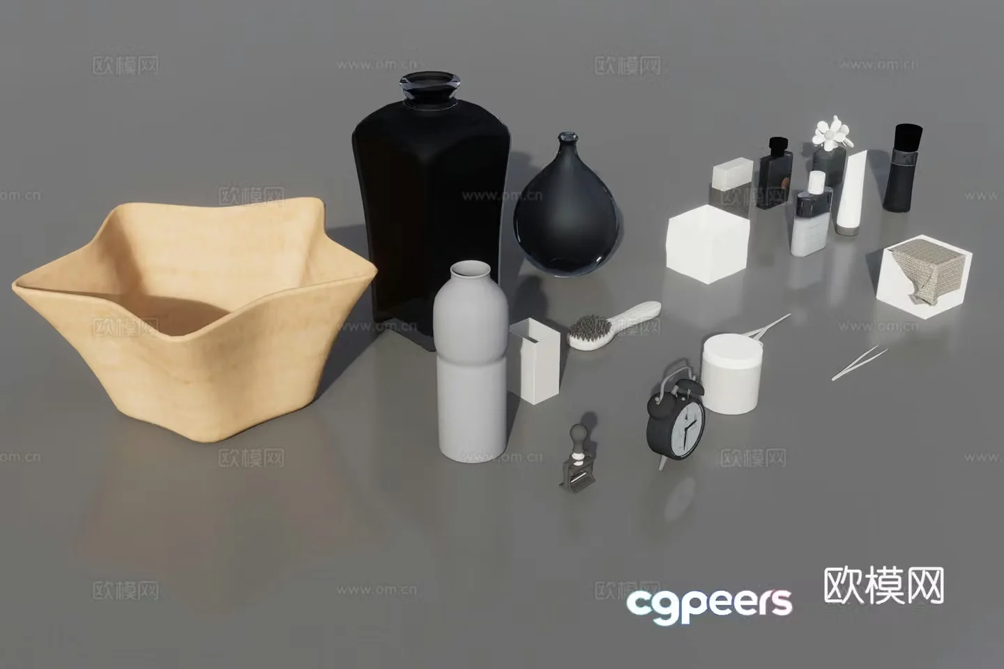 Bathroom small pieces 3D model