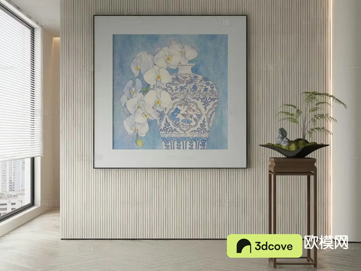 New Chinese style art painting flower painting decorative painting