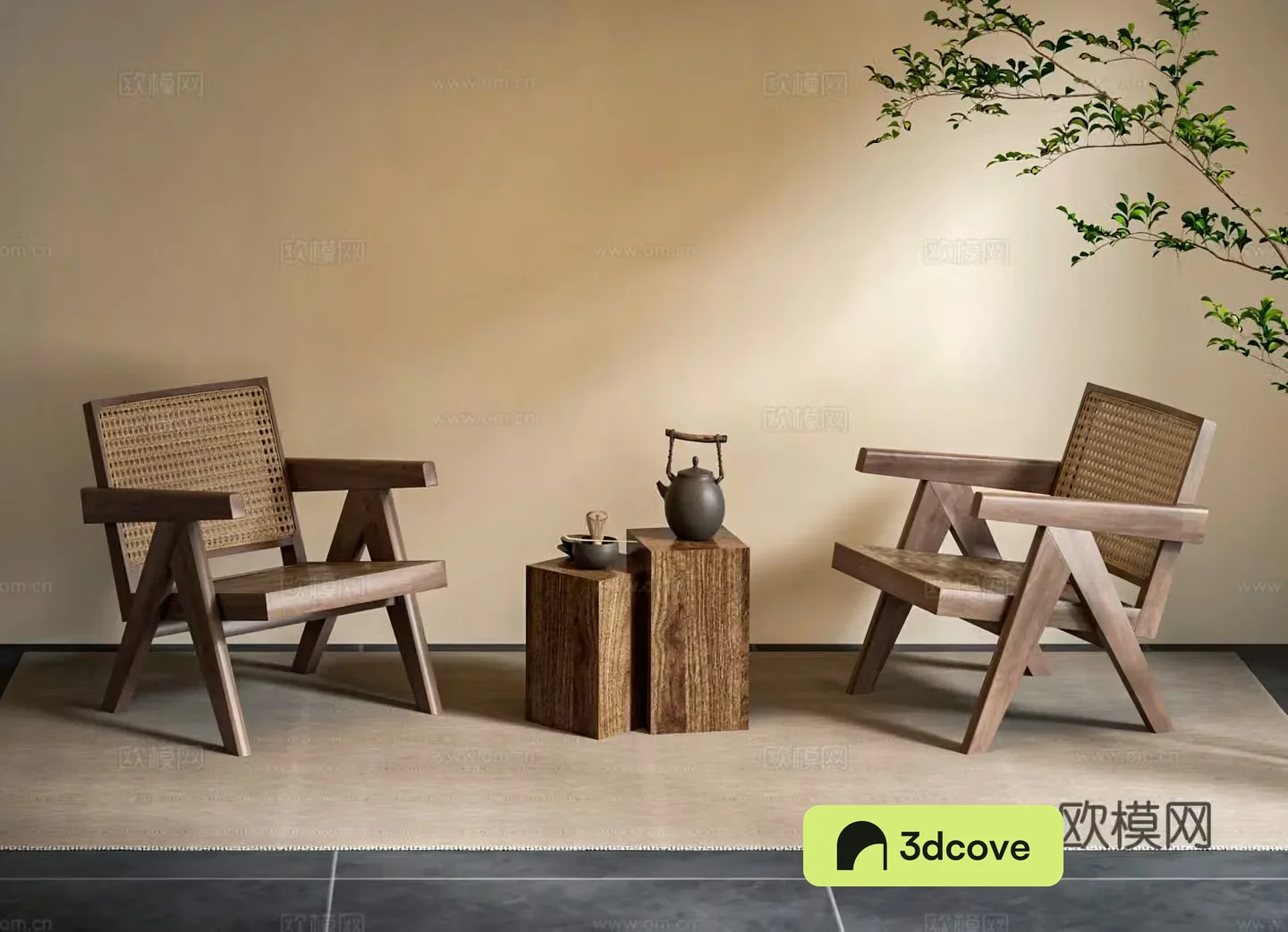 Wabi-sabi chair leisure chair