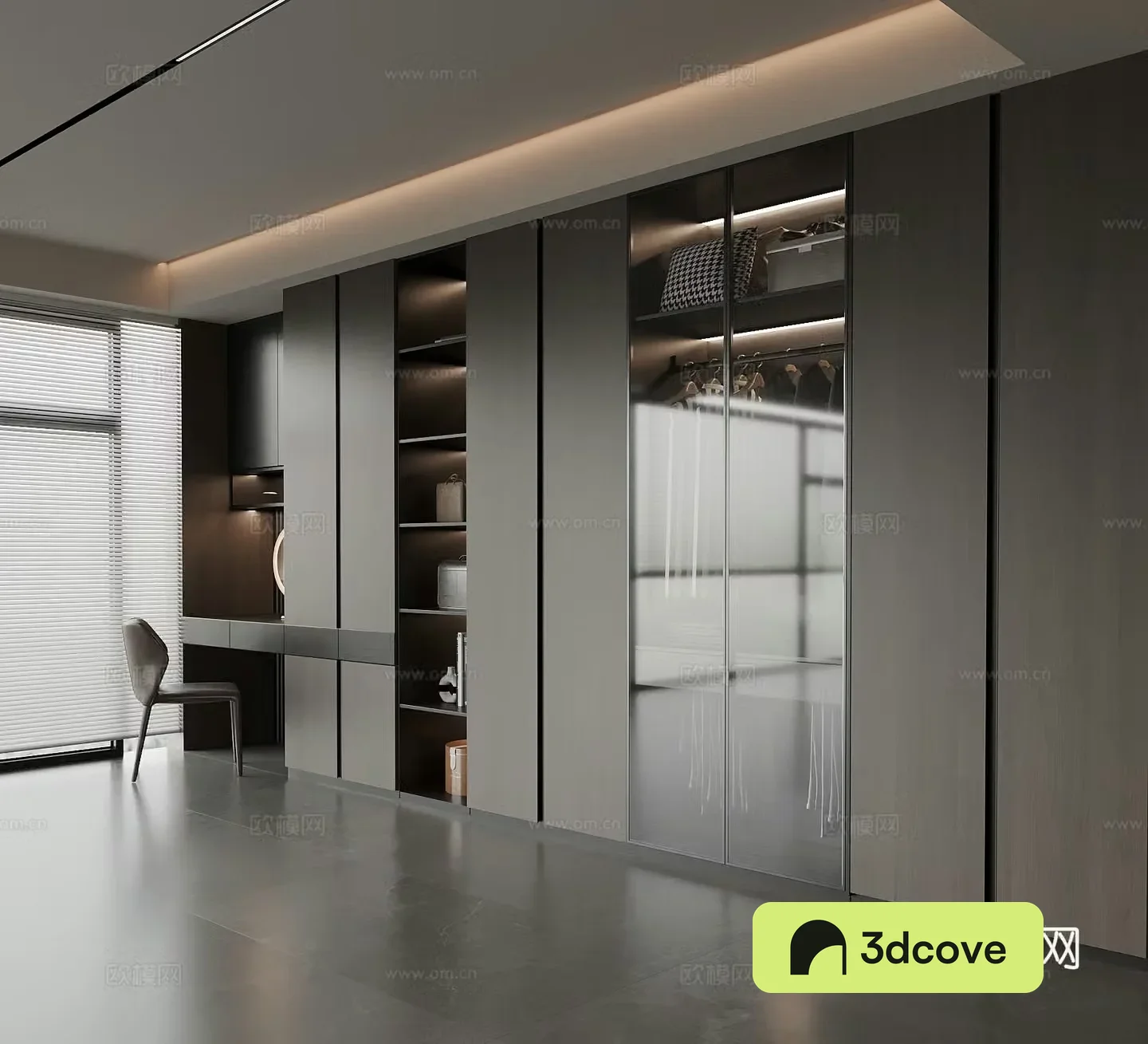 Modern Italian wardrobe Cloakroom