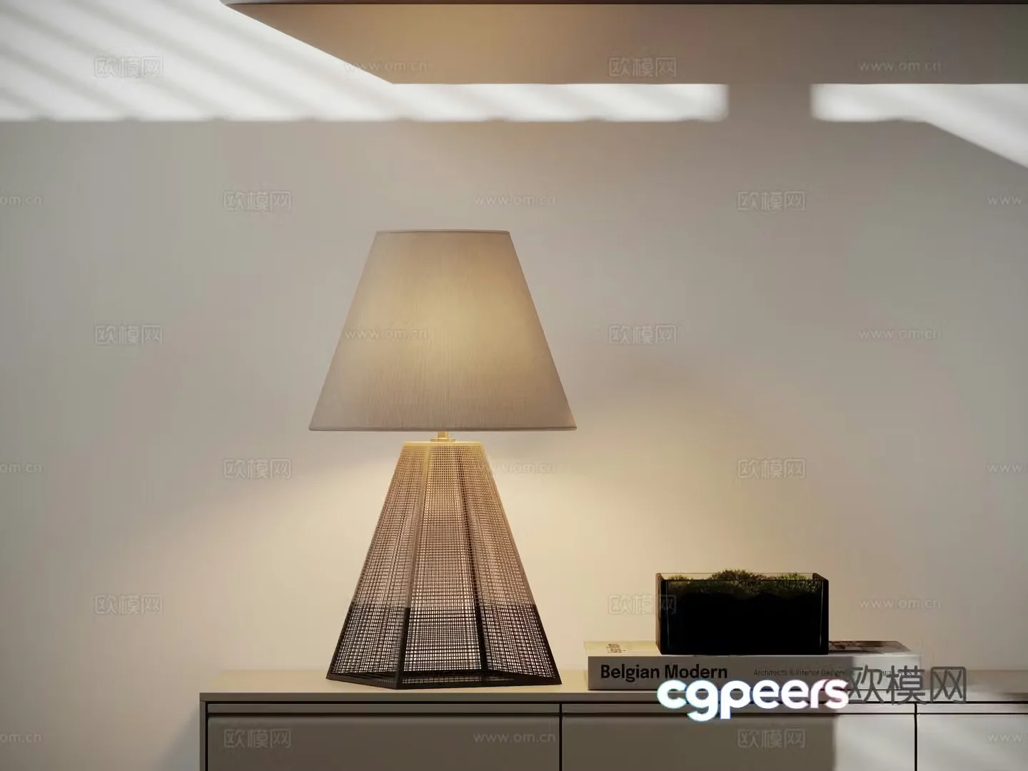 Modern Art Decoration Table Lamp 3D Model