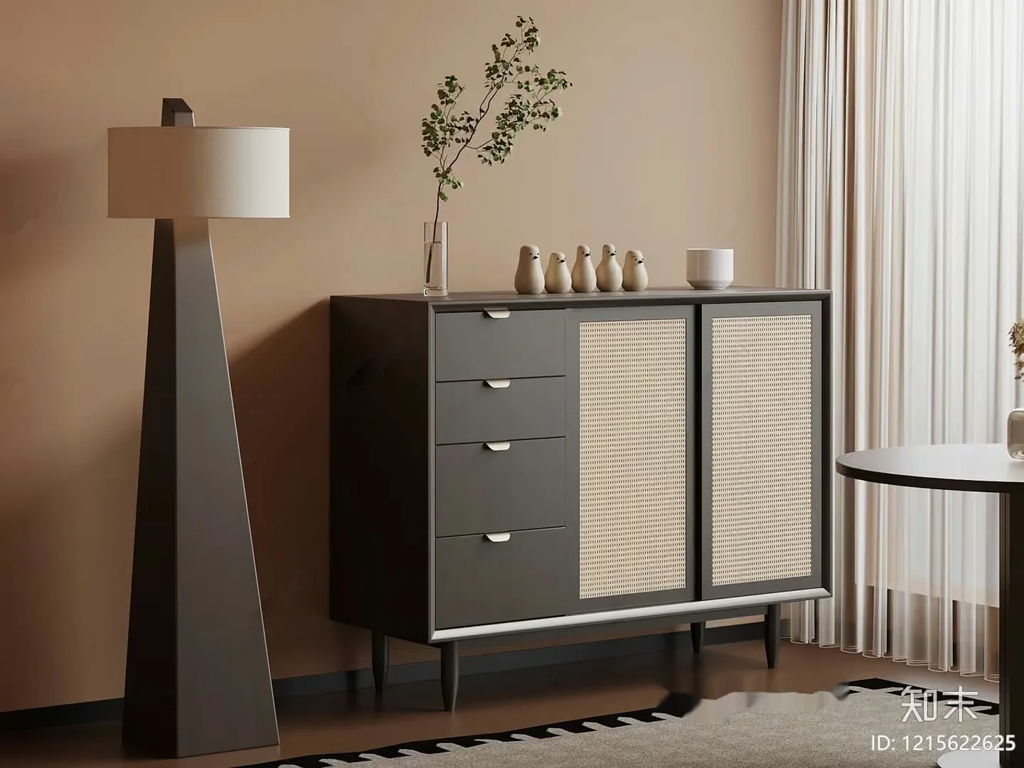 Modern Living Room 3D Model – 17782 – VRAY Render
