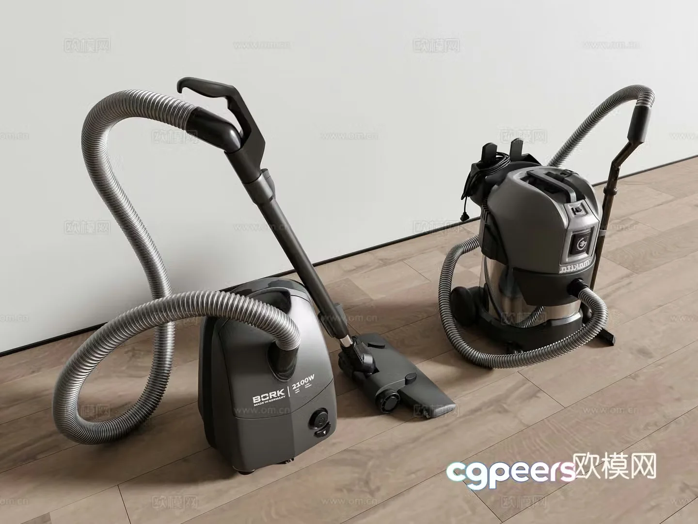 Vacuum cleaner dust collector sweeper 3D model