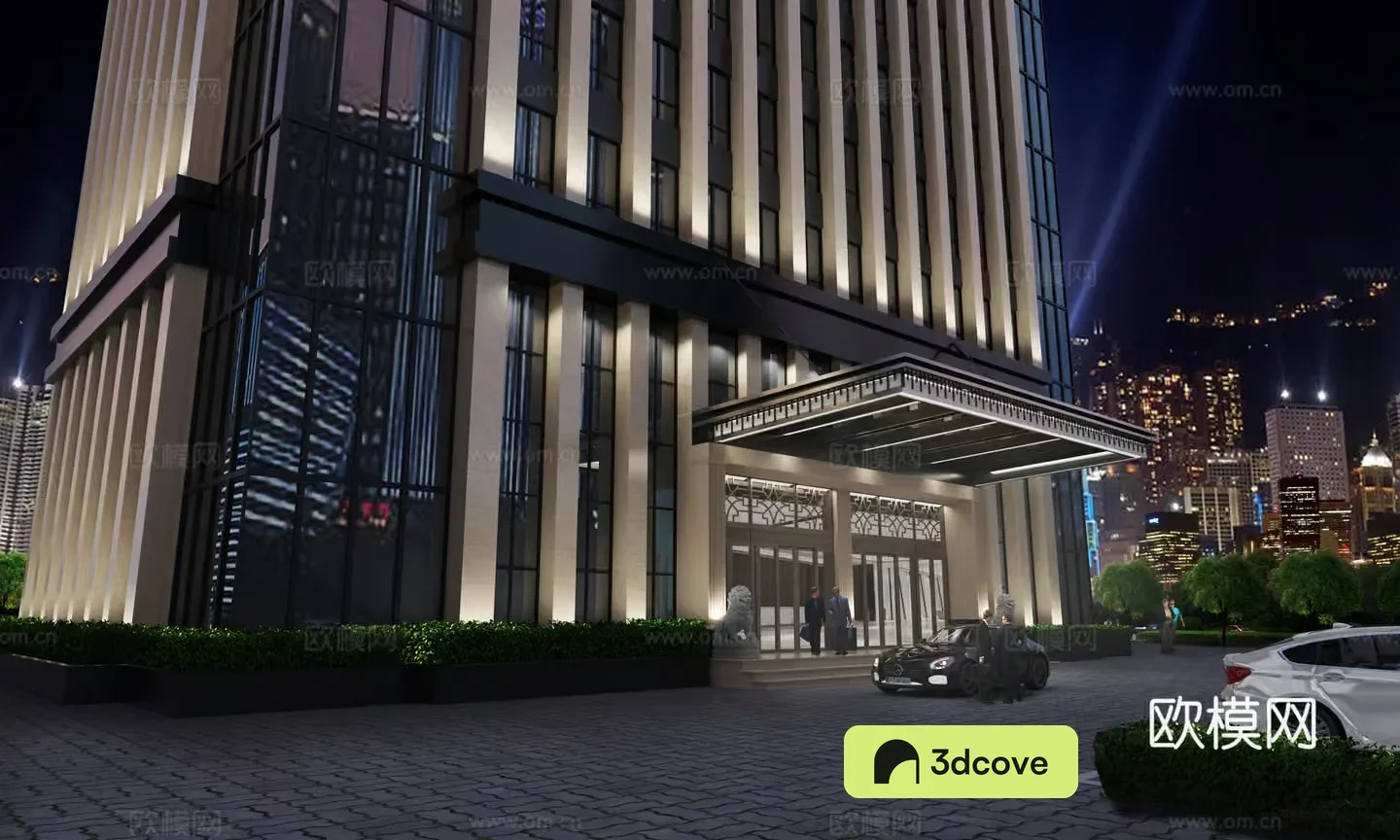 A Building With A Modern Design