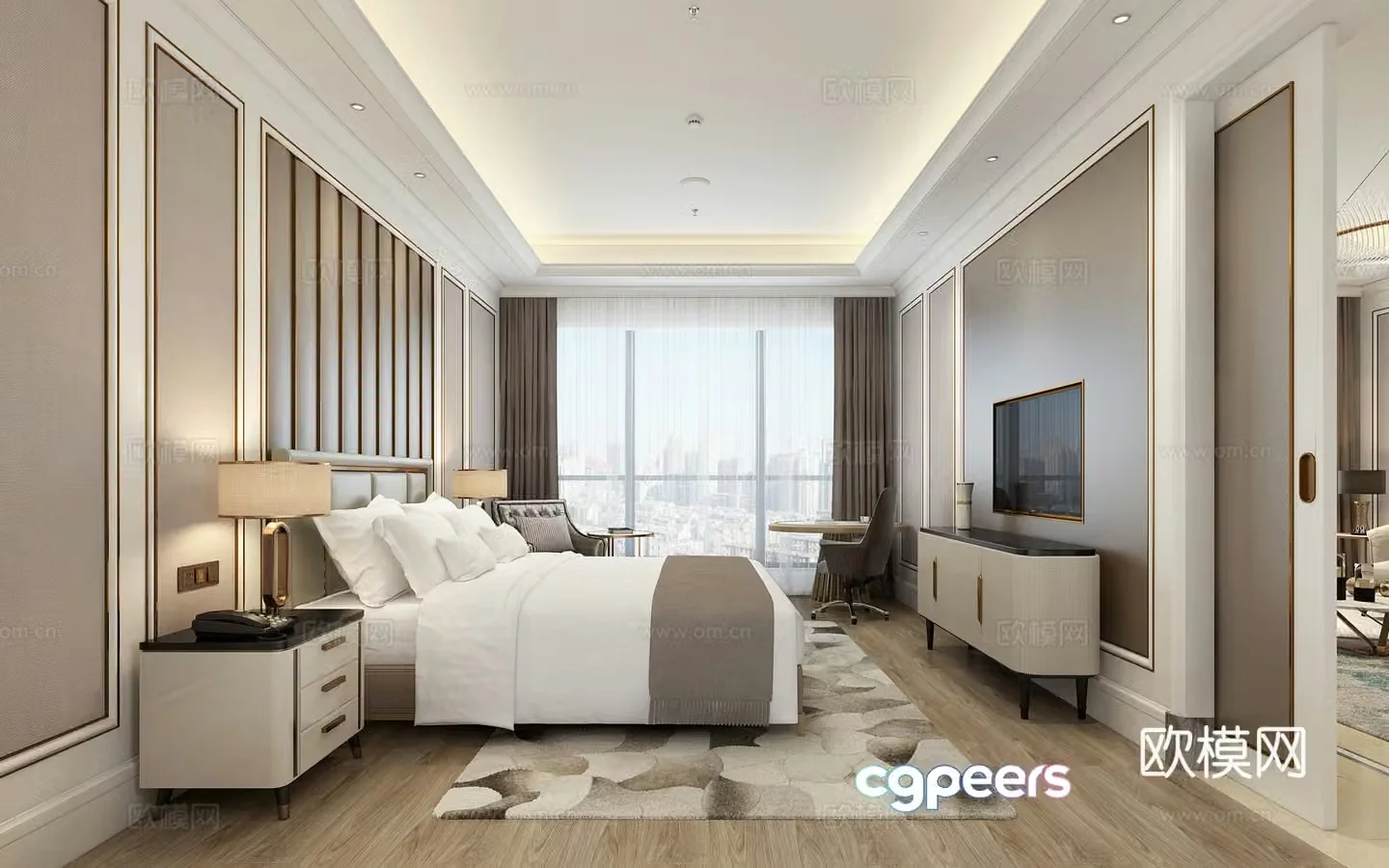 Hotel room presidential suite 3d model