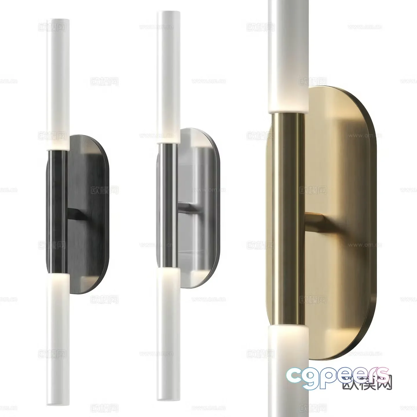 Light luxury wall lamp 3D model