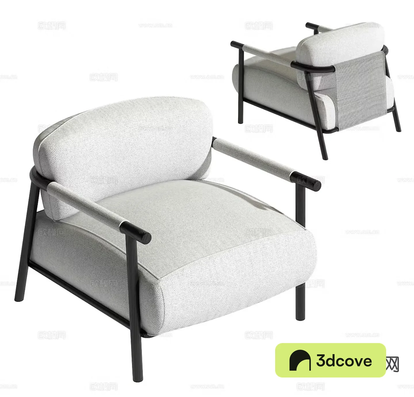 Modern single sofa