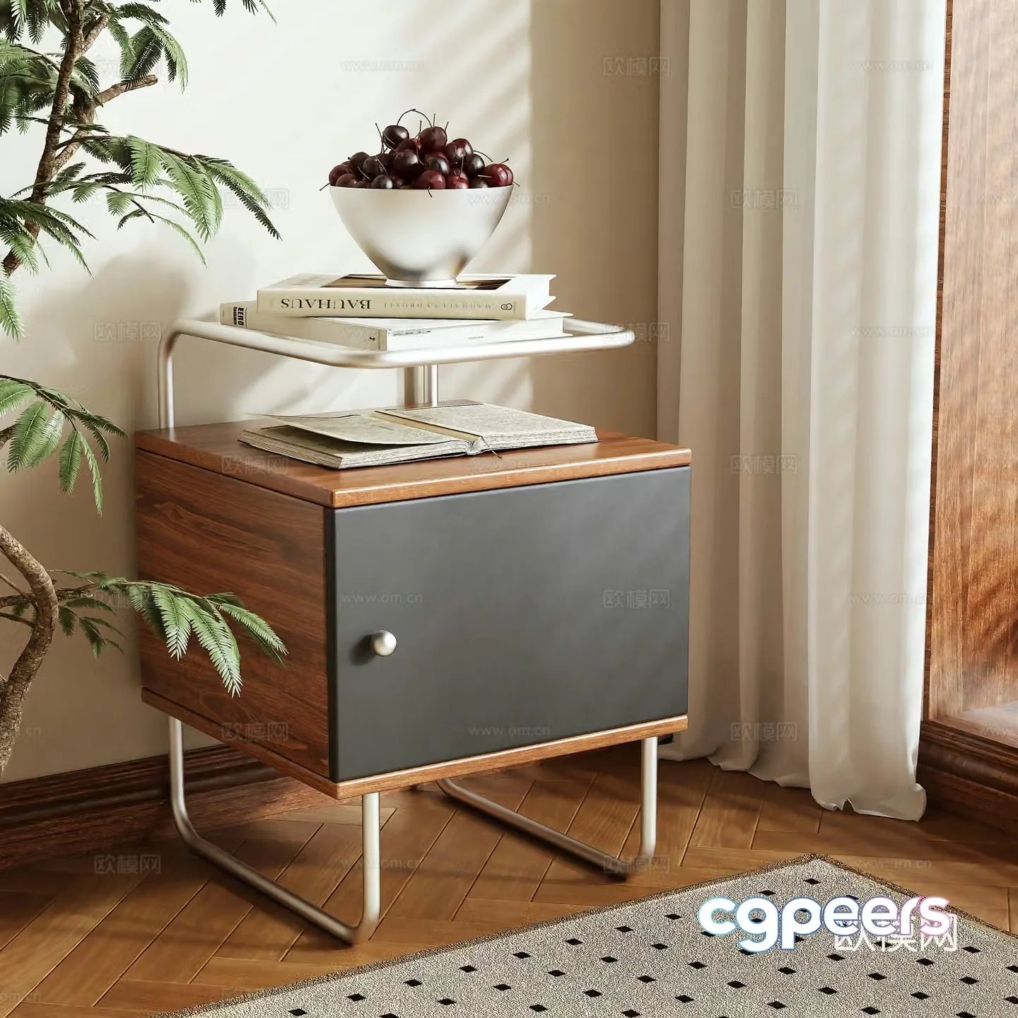 Bedside table 3d model