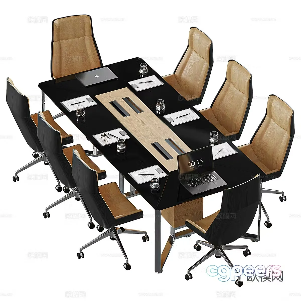 Conference table 3d model