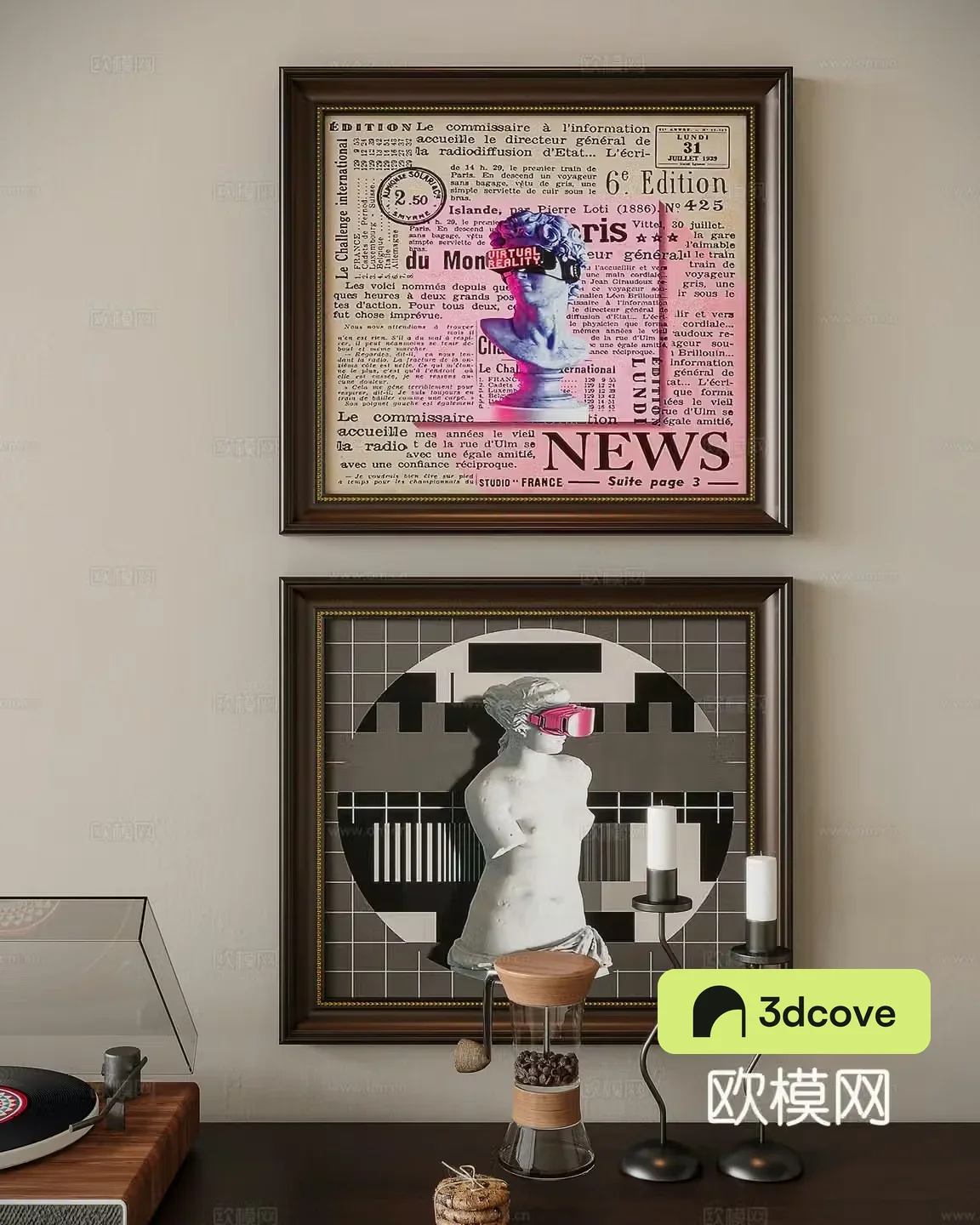 American style combination decorative painting