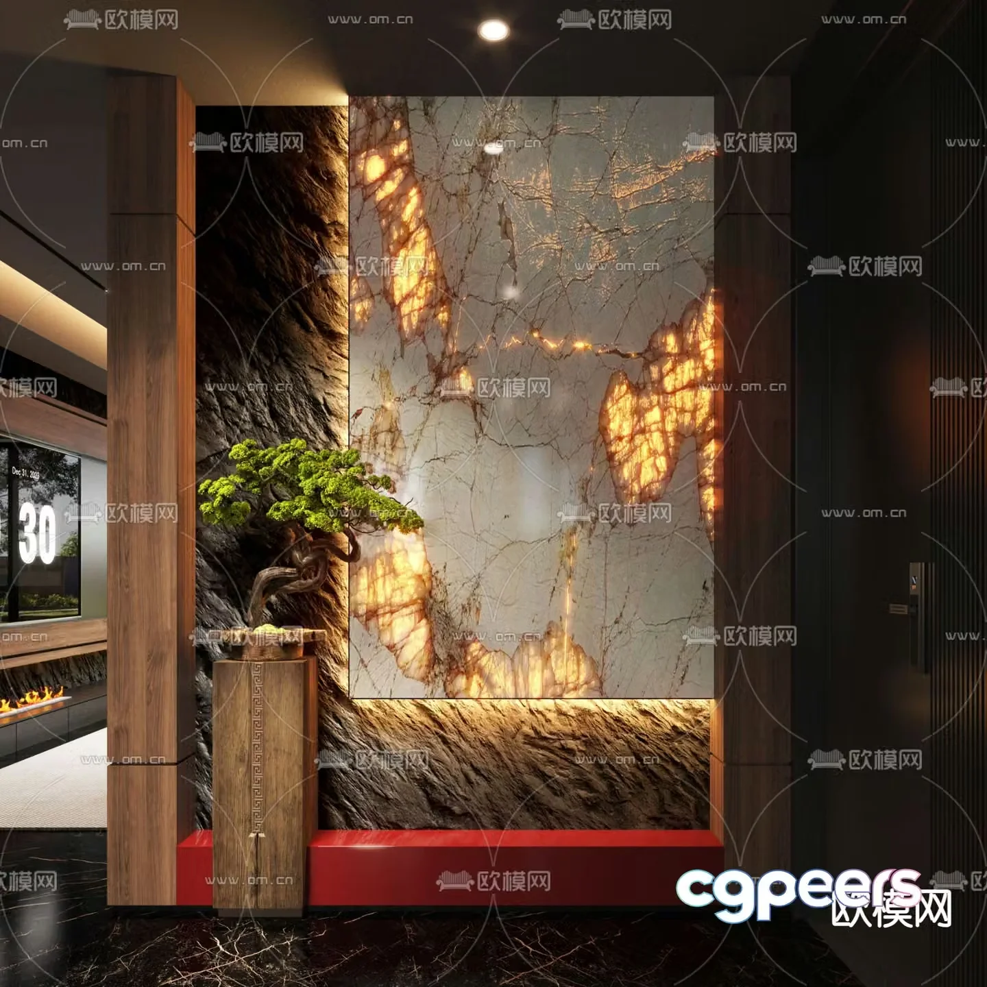 Entrance partition entrance entrance 3D model